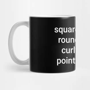 The Brackets (Coding) Mug